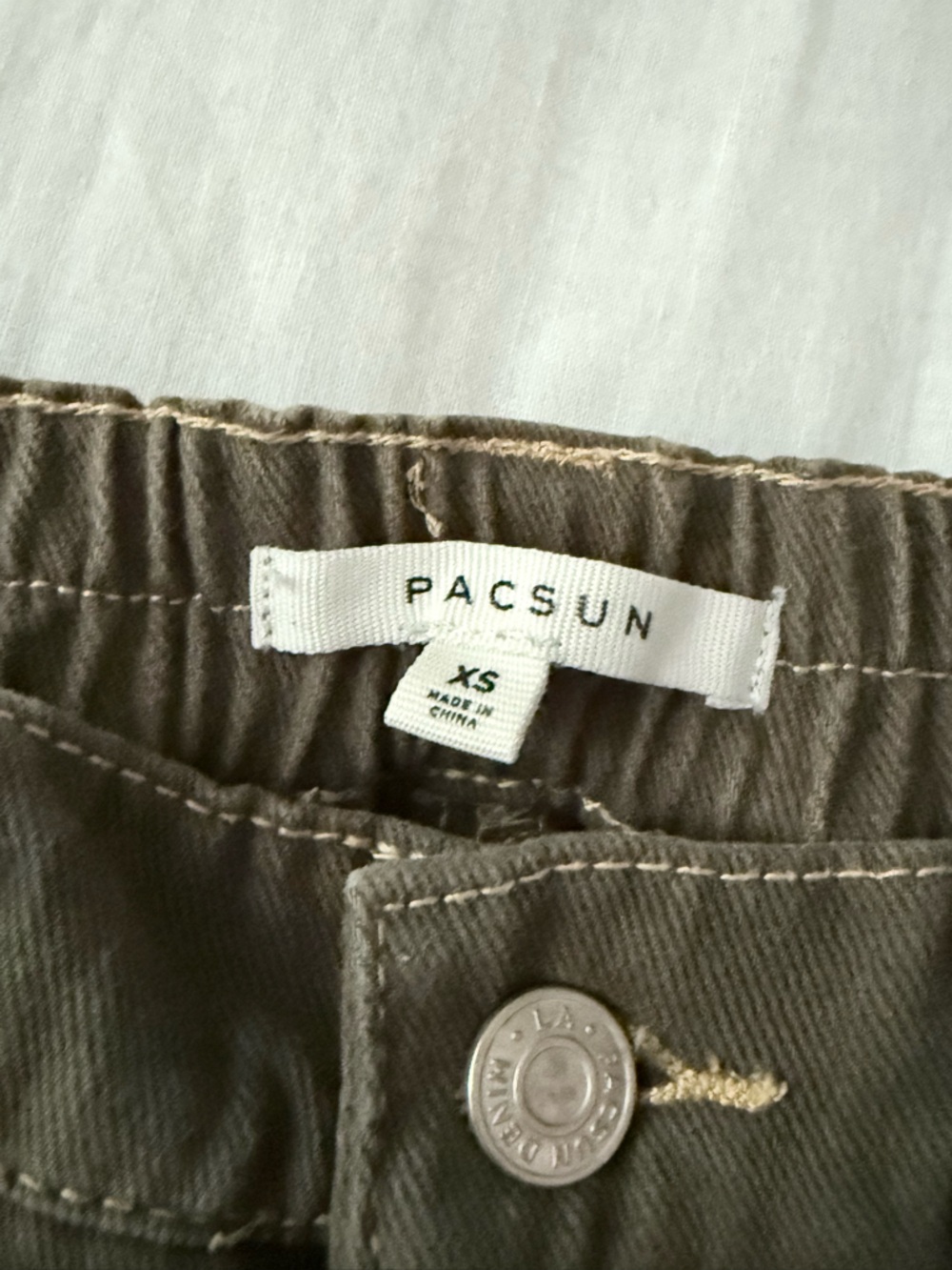 PacSun Olive Utility Cargo Pants - Picture 2 of 2